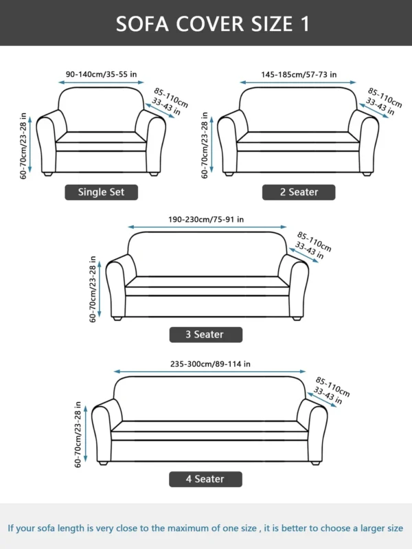 Sofa Covers - Universal Elastic - Image 2